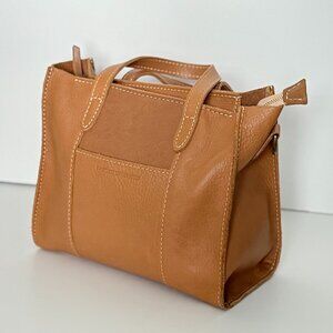 Portland Leather Goods - Lola Crossbody Bag (Zip) - Almond
